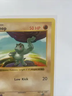 Pokemon Card Machop 52/102 Base Set SHADOWLESS NM-Mint - Image 4