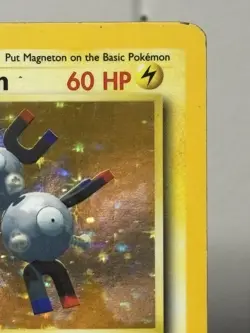 Magneton Base Set 9/102 Pokemon Card WOTC - MP - Image 3