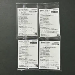 PREORDER Complete Set One Piece x Seven Eleven Promo Cards Luffy P-041 SEALED - Image 2