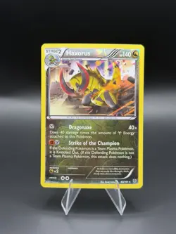 Haxorus 69/101 B&W Plasma Blast 2013 Pokemon Card Reverse Holo Rare NM - Image 1