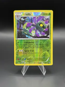 Pokemon Cradily 4/101 Plasma Blast Rare Reverse Holo 120 NM Card English 2013 - Image 1
