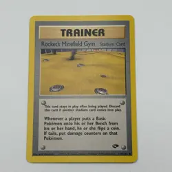 Rocket's Minefield Gym 119/132 Gym Challenge Uncommon Pokemon Card NM/LP WOTC - Image 1