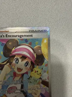 Rosa's Encouragement 123/088 SIR Perfect Order Pokemon Card Full Art Trainer - Image 5