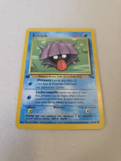 Shellder Kokiyas 1st Edition French Pokemon Card 54/62 Fossil Set - Image 5