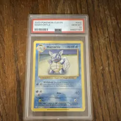 Pokemon TCG Wartortle 002/034 PSA 10 Trading Card Game Classic Holo - Image 1