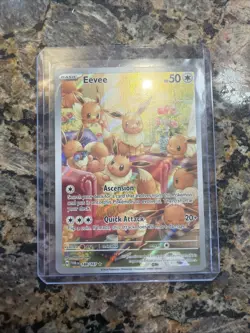 Pokemon TCG Eevee Card Twilight Masquerade IR 188/167 Near Mint Condition - Image 1