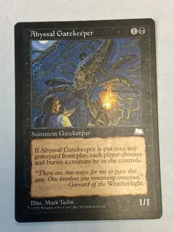 Abyssal Gatekeeper - Magic the Gathering MTG Weatherlight Single Card - Image 1