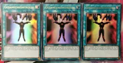 3x Gedankenkontrolle DUDE-DE038 ULTRA RARE 1.AUFLAGE DEUTSCH PLAYSET NM Yu-Gi-Oh - Image 1
