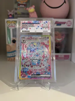 ACE 10 Sylveon EX SAR 212/187 Japanese Terastal Festival SV8a 2024 Pokemon Card - Image 1