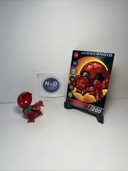 Bakugan Juggernoid B1 Classic Pyrus 400G Battle Brawlers W/Card RARE - Image 1