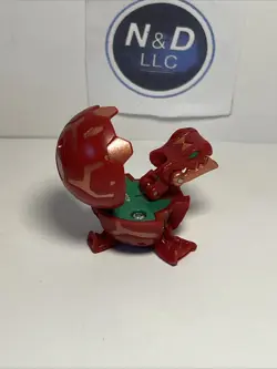 Bakugan Juggernoid B1 Classic Pyrus 400G Battle Brawlers W/Card RARE - Image 4