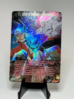 Realm of the Gods Ultra Instinct BT16 SPR Foil Dragon Ball Super Card Game | NM - Image 1