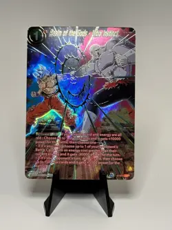 Realm of the Gods Ultra Instinct BT16 SPR Foil Dragon Ball Super Card Game | NM - Image 3