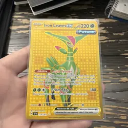 Iron Leaves ex 213/162 SV05 Temporal Forces Full Art Holo Hyper Rare Card - Image 1