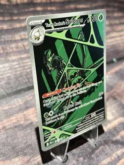 Team Rocket's Spidops 187/182 IR SV10: Destined Rivals Pokemon Card - Image 2