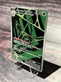 Team Rocket's Spidops 187/182 IR SV10: Destined Rivals Pokemon Card - Image 3