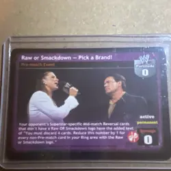 WWE Raw Deal Raw or Smackdown Pick a Brand! Pre-match Event Standard Card - Image 1