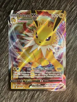 Pokemon TCG Jolteon VMAX Full Art Ultra Rare Holo Card Evolving Skies 051/203 - Image 1