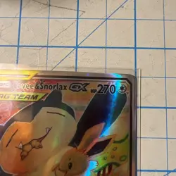 Pocket Monsters Eevee&snorlax Gx Fun Fan Art Pokemon Card - Image 3