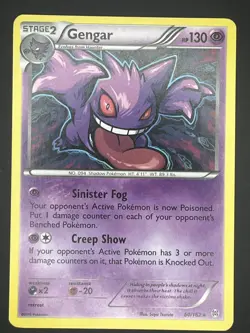 Pokemon Gengar Non Holo Rare Card 60/162 XY Breakthrough 2015 NM - Image 1
