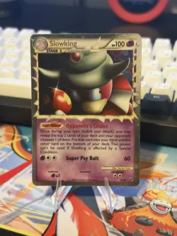 Pokemon TCG Undaunted Slowking Prime Holo Ultra Rare Card 85/90 - Image 1