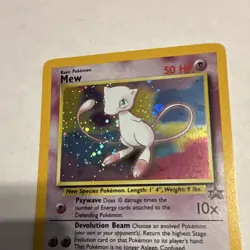 Pokemon Mew Wotc Promo 09/53 Promo Holo 50HP Basic 1999 English Card - Image 2