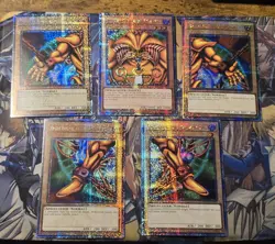 Exodia The Forbidden One COMPLETE SET 5 Card Quarter Century Rare Yugioh TCG - Image 1