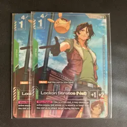 Gundam TCG Lockon Stratos ST07-011 Newtype challenge Top 4 (one card) - Image 1