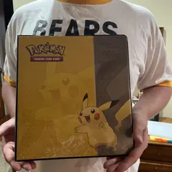 Ultra Pro Pokemon Pikachu Binder for Trading Card Game 3-Ring Album for 9 Pocket - Image 1