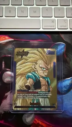 Bandai Dragon Ball Super Gotenks Awaken Foil Card 20000 Power - Image 1
