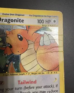 Pokemon Card- Dragonite-Expedition-Holo-9/165-Rare-ENG-E-reader-Poor - Image 4