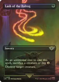 MTG - Lash of the Balrog - Foil - Lord of the Rings - Magic the Gathering - Image 1