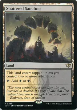 Shattered Sanctum - R260 - MTG - Secrets of Strixhaven (SOS) - Image 1
