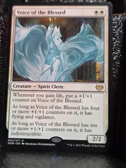 Voice of the Blessed 44 Rare Innistrad: Crimson Vow Magic: The Gathering NM - Image 1
