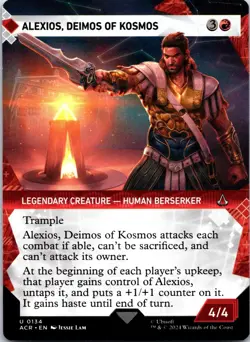 Alexios, Deimos of Kosmos (Showcase) 134 Assassin's Creed Magic: MTG NM - Image 1
