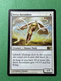 **Serra Ascendant** ~M11~ MTG: Magic the Gathering, Light Play (LP) - Image 1