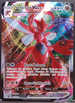 Scherox VMAX 119/189 Flammende Finsternis Ultra Rare Pokemon Pokemon Karte DE NM - Image 1