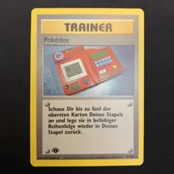 1st Edition Pokedex 87/102 NM (German) -German Pokemon Card- Base Set (a) - Image 1