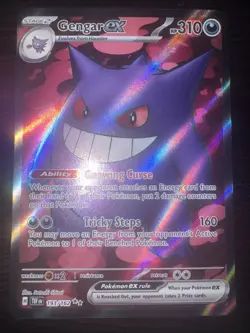 Pokemon Gengar EX Holo Temporal Forces 193/162 SV05! Worth Grading!!! - Image 1