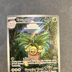 Pokemon Exeggutor Illustration Rare Full Art Holo Me01 135/132 Stage 1 140 HP E… - Image 5