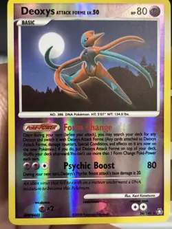 Deoxys Attack Forme | Pokemon Card Reverse Holo Rare Legends Awakened 24/146 NM - Image 1