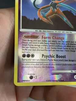 Deoxys Attack Forme | Pokemon Card Reverse Holo Rare Legends Awakened 24/146 NM - Image 3