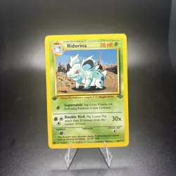 Pokemon 1st EDITION Nidorina #40/64 Uncommon - 1999 Jungle Set - NM Condition -j - Image 1