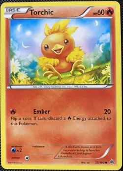 Torchic 25/160 XY-Primal Clash Regular - Pokemon Card - Image 1
