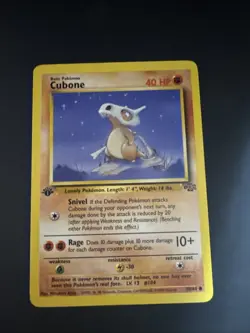 Cubone - 1st Edition - 50/64 Jungle - LP - Pokemon TCG WOTC Vintage - Image 1