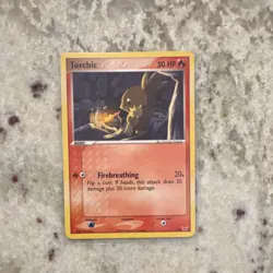 Pokemon TCG Torchic 7/10 EX Trainer Kit Basic 50 HP Common Firebreathing Card - Image 1