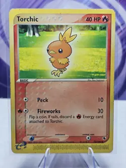 Pokemon TCG Torchic EX Ruby & Sapphire 73/109 Regular Common HP - Image 1