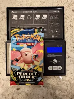 VERY HEAVY!! (22.50g) Pokemon Perfect Order – Factory Sealed Booster Pack! - Image 1