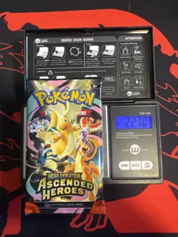 22.70g HEAVY - Pokemon TCG Ascended Heroes Booster Pack - Semi Or God Pack UUU - Image 1