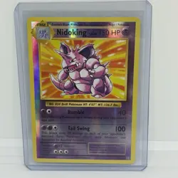 Nidoking 45/108 Evolutions Reverse Holofoil Rare Pokemon Card NM MINT + - Image 1